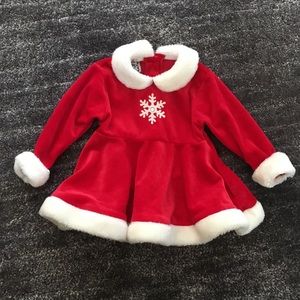12 mo Red Christmas dress